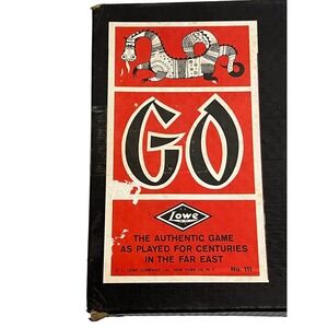 Vintage Go Board Game by E.S. Lowe Authentic Game in Far East No. 111